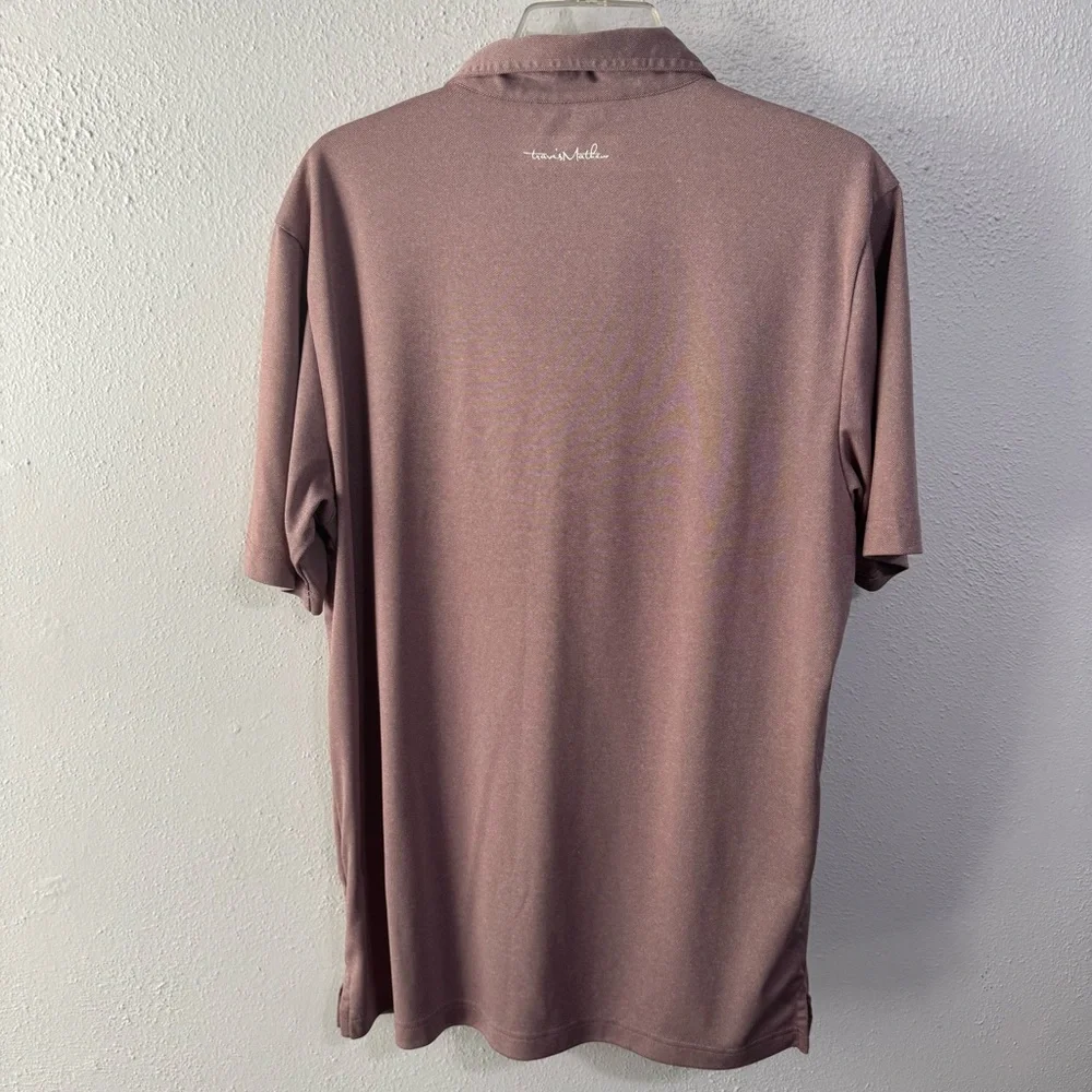 Travis Mathew Light Purple Polo Shirt - Picture 6 of 7